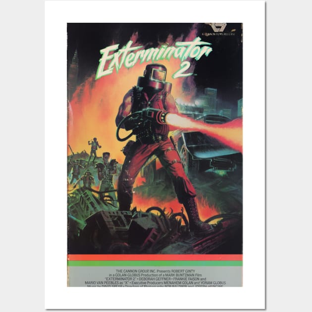 Exterminator 2 VHS cover v1 Wall Art by Psychosis Media